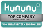 kununu TOP COMPANY von Mitarbeitern empfohlen