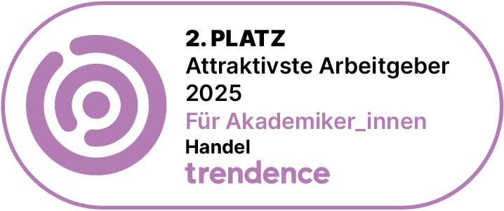 tendence 2. Platz Attraktivster Arbeitgeber 2025 für Akademiker_innen im Handel